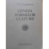 GENEZA FORMELOR CULTURII