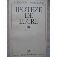 IPOTEZE DE LUCRU IPOTEZE DE LUCRU