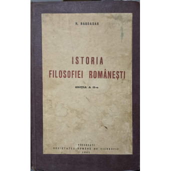 ISTORIA FILOSOFIEI ROMANESTI