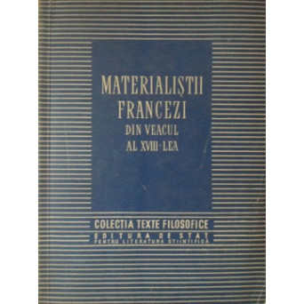 MATERIALISTII FRANCEZI DIN VEACUL AL XVIII-LEA
