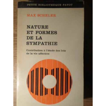 NATURE ET FORMES DE LA SYMPATHIE
