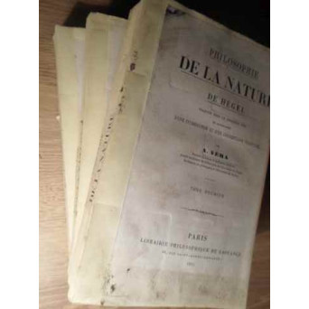 PHILOSOPHIE DE LA NATURE DE HEGEL VOL.1-3