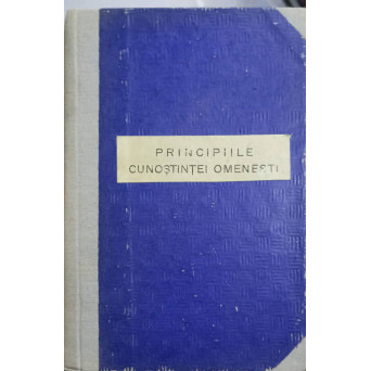 PRINCIPIILE CUNOSTINTEI OMENESTI