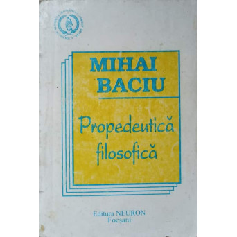 PROPEDEUTICA FILOSOFICA