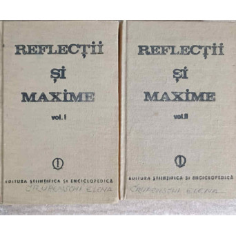 REFLECTII SI MAXIME VOL.1-2