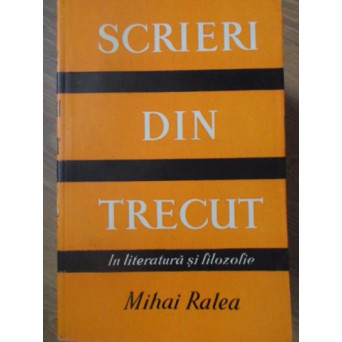 SCRIERI DIN TRECUT IN LITERATURA SI FILOZOFIE