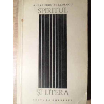 SPIRITUL SI LITERA