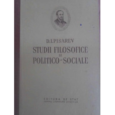 STUDII FILOSOFICE SI POLITICO-SOCIALE