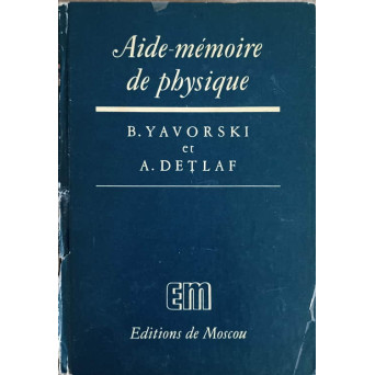 AIDE-MEMOIRE DE PHYSIQUE