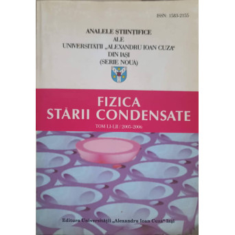 FIZICA STARII CONDENSATE 2005-2006