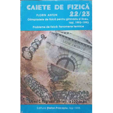 CAIETE DE FIZICA 22/23. PROBLEME DE FIZICA: FENOMENE TERMICE