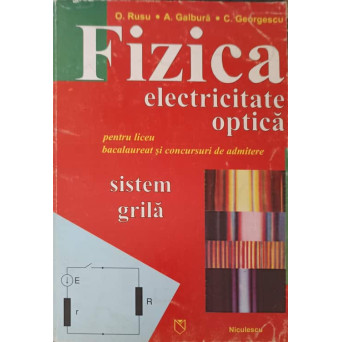 FIZICA, ELECTRICITATE OPTICA PENTRU LICEU, BACALAUREAT SI CONCURSURI DE ADMITERE SITEM GRILA