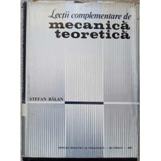 LECTII COMPLEMENTARE DE MECANICA TEORETICA