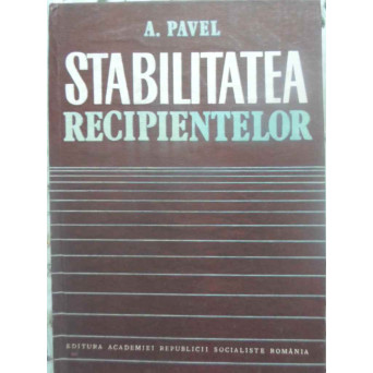 STABILITATEA RECIPIENTELOR