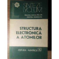 STRUCTURA ELECTRONICA A ATOMILOR STRUCTURA ELECTRONICA A ATOMILOR