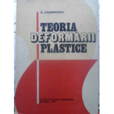 TEORIA DEFORMARII PLASTICE