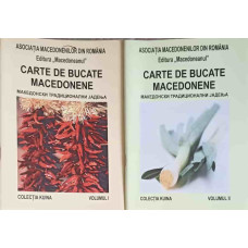 CARTE DE BUCATE MACEDONENE VOL.1-2 EDITIE BILINGVA ROMANA-MACEDONEANA