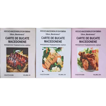 CARTE DE BUCATE MACEDONENE VOL,.15-17