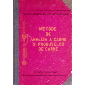 METODE DE ANALIZA A CARNII SI PRODUSELOR DE CARNE