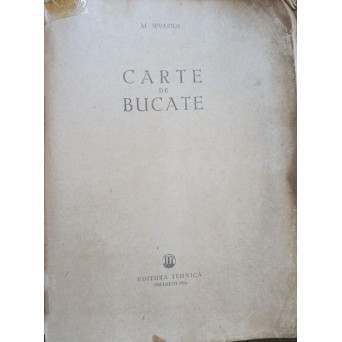 CARTE DE BUCATE