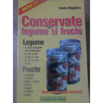 CONSERVATE SIN LEGUME SI FRUCTE