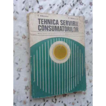 TEHNICA SERVIRII CONSUMATORILOR MANUAL
