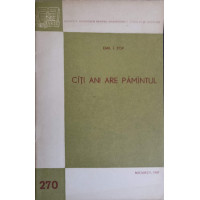 CATI ANI ARE PAMANTUL CATI ANI ARE PAMANTUL