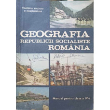 GEOGRAFIA ROMANIEI, MANUAL PENTRU CLASA A IV-A