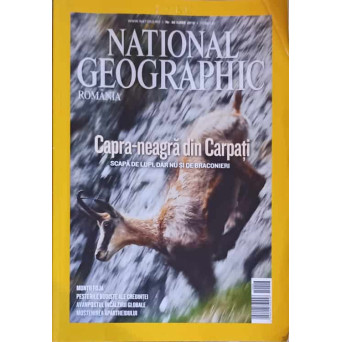 NATIONAL GEOGRAPHIC, IUNIE 2010. CAPRA NEAGRA DIN CARPATI, SCAPA DE LUPI, DAR NUS I DE BRACONIERI