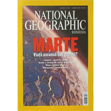 NATIONAL GEOGRAPHIC ROMANIA, IANUARIE 2004. MARTE, VIATA ASCUNSA SUB GHEATA?