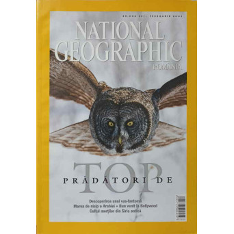 NATIONAL GEOGRAPHIC ROMANIA, FEBRUARIE 2005. TOP PRADATORI