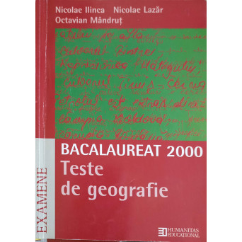 BACALAUREAT 2000: TESTE DE GEOGRAFIE