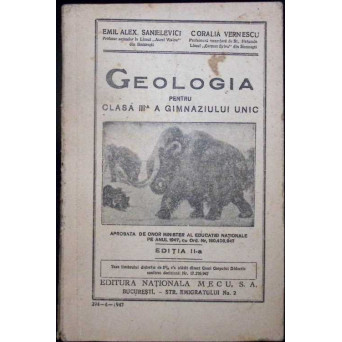 GEOLOGIA PENTRU CLASA A III-A GIMNAZIULUI UNIC