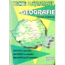 TESTE NATIONALE. GEOGRAFIE