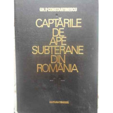CAPTARILE DE APE SUBTERANE DIN ROMANIA