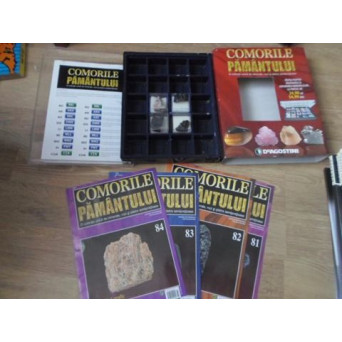 COMORILE PAMANTULUI. O COLECTIE UNICA DE MINERALE NR.81-84 (PLUS ESANTIOANE, PLUS CASETA DE COLECTIE