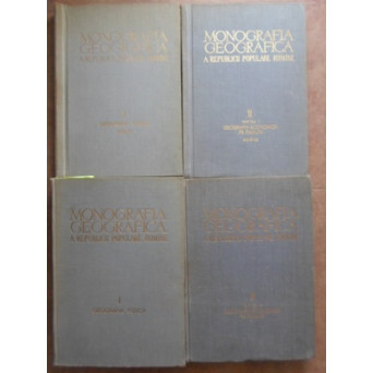 MONOGRAFIA GEOGRAFICA A REPUBLICII POPULARE ROMANE VOL.1-2 PLUS ANEXE