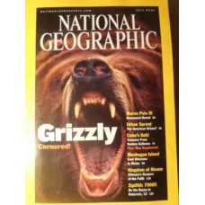 NATIONAL GEOGRAPHIC GRIZZLY CORNERED! JULY 2001