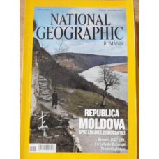 NATIONAL GEOGRAPHIC ROMANIA, DECEMBRIE 2007. REPUBLICA MOLDOVA SPRE LIMANUL DEMOCRATIEI