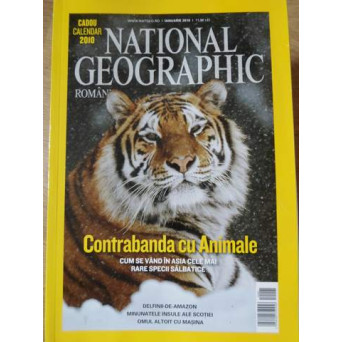 NATIONAL GEOGRAPHIC ROMANIA, IANUARIE 2010. CONTRABANDA CU ANIMALE
