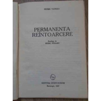 PERMANENTA REINTOARCERE JURNAL DE CALATORII