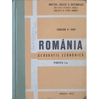 ROMANIA, GEOGRAFIE ECONOMICA