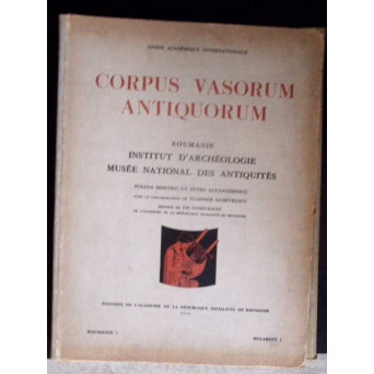 CORPUS VASORUM ANTIQUORUM (45 PLANSE CU VASE ANTICE SI EXPLICATII IN FRANCEZA)