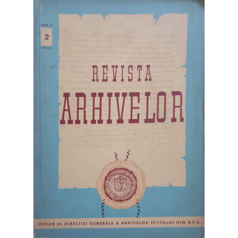 REVISTA ARHIVELOR VOL.2 ANUL V