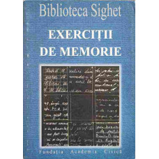 EXERCITII DE MEMORIE. BIBLIOTECA SIGHET