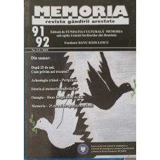 MEMORIA REVISTA GANDIRII ARESTATE NR.2-3/2015 (91-92)