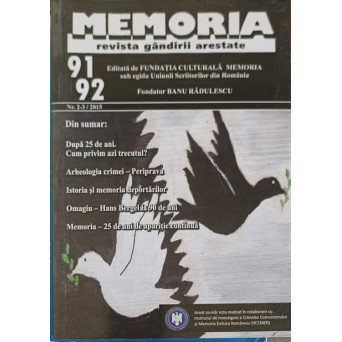 MEMORIA REVISTA GANDIRII ARESTATE NR.2-3/2015 (91-92)