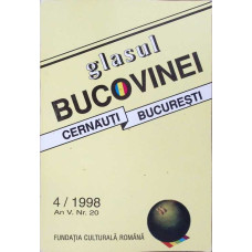 GLASUL BUCOVINEI CERNAUTI-BUCURESTI 4/1998