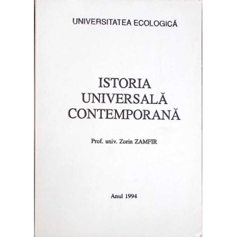ISTORIA UNIVERSALA CONTEMPORANA