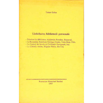 LICHIDAREA BIBLIOTECII PERSONALE
